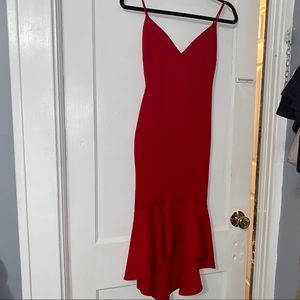 Red dress brand new only worn once